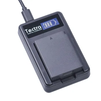 Tectra 1 Adet LP-E10 LPE10 LP E10 Pil + LCD USB şarj aleti Canon EOS Rebel T3 T5 T6 Öpücük X50 Öpücük X70 EOS 1100D EOS 1200D