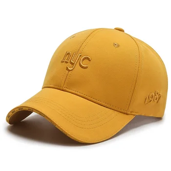 Trend Sarı Mor Kış Erkek Kadın Kap New York City Beyzbol Kapaklar Streetwear Snapback Hip Hop şoför şapkası 2022